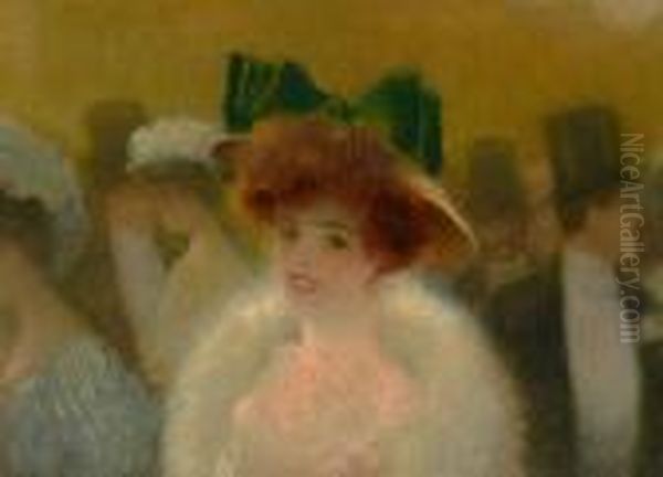 Elegante Dame In Einer Ballszene - view 1