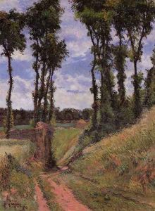 Poplars Osny by Paul Gauguin