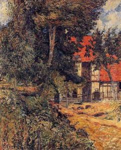 Stable Near Dieppe2 by Paul Gauguin