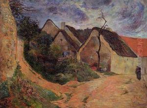 Village Street Osny by Paul Gauguin