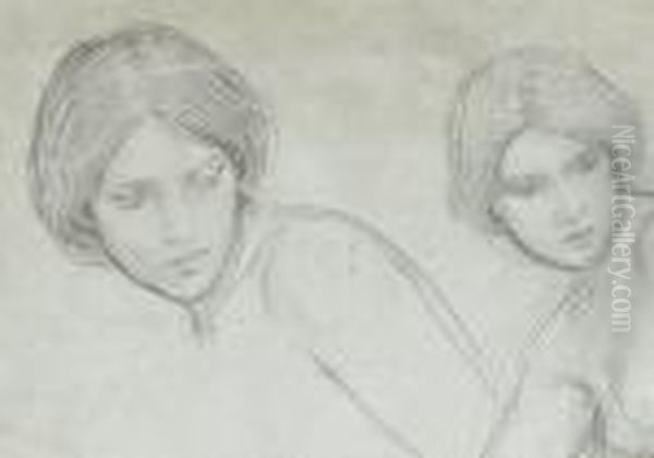 Study Of Nymphs - view 1