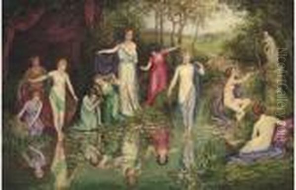 Bathing Nymphs - view 1