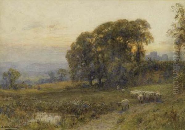 Changing Pastures At Evening. - view 1