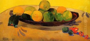 Still Life With Tahitian Oranges by Paul Gauguin