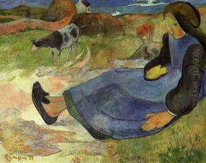 Seated Breton Girl