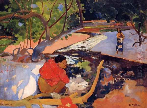 Tahitians At Rest (unfinished) - view 1