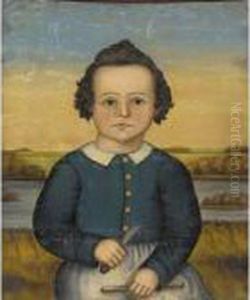 Young Boy With A Pocket-knife by Susan C. Waters