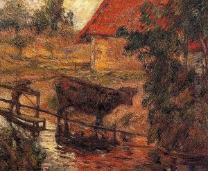 Watering Place by Paul Gauguin