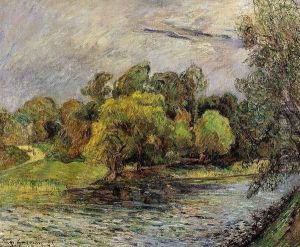 Ostervold Park Copenhagen by Paul Gauguin