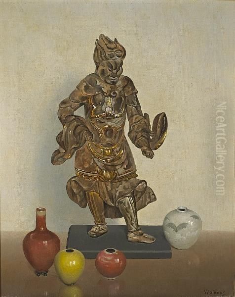 Still Life With Jars And Figurine - view 1