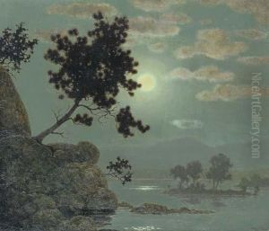 Silvery Moonlight by Harry Wilson Watrous