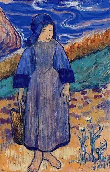 Young Breton By The Sea - view 1