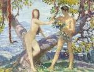 Study For Adam And Eve by George Spencer Watson