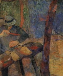 The Clog Maker by Paul Gauguin