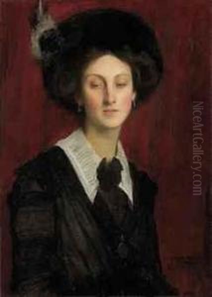 Hilda In A Black Hat - view 1