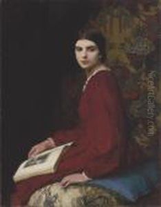 Portrait Of Betty Mccann by George Spencer Watson