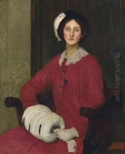 Portrait Of Hilda Spencer Watson by George Spencer Watson