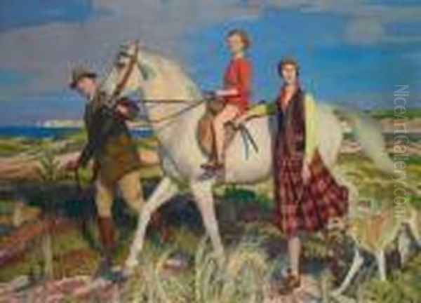 Four Loves I Found, A Woman, A Child, A Horse And A Hound - view 1