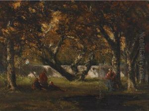 The Fountain by Homer Ransford Watson