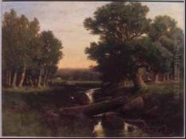 Evening Oil On Canvas - view 1