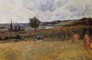 Near Rouen2 by Paul Gauguin