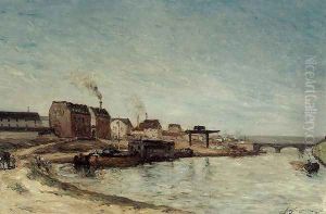 Port De Grenelle2 by Paul Gauguin