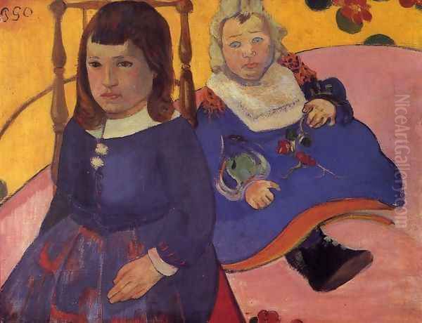 Portrait Of Two Children Aka Paul And Jean Schuffenecker - view 1