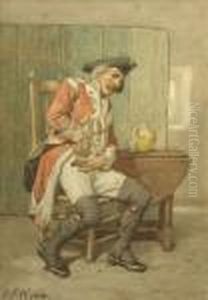The Soldier, Interior Of An Inn by John Dawson Watson