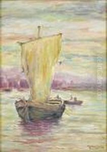 Untitled Sailboat by John Dawson Watson