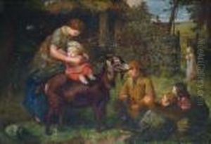 'the First Ride' With Monogram
And Dated '1859' (lower Left), And Inscribed With Title And Artist's
Address On Label Attached To The Reverse 'the First Ride' With Monogram
And Dated '1859' (lower Left), And Inscribed With Title And Artist's
Address On Label Attached To The Reverse