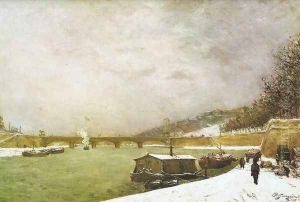 The Seine, Pont d'Iena by Paul Gauguin