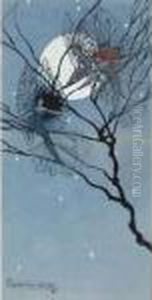Moon Fairies, A Pair by Elizabeth Mary Watt