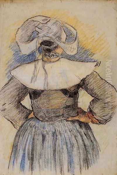 Four Breton Women (study) - view 1