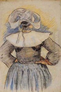 Four Breton Women (study) by Paul Gauguin