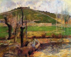 River Aven Below Mount Sainte Marguerite by Paul Gauguin