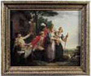 Le Depart Du Conscrit by Louis Joseph, Dit Watteau De Lille
