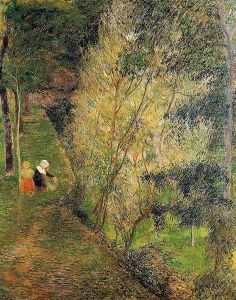 Pont-Aven Woman and Child by Paul Gauguin
