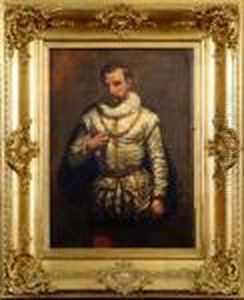 Portrait D'un Mousquetaire by Emile Charles Wauters