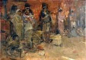 Marche Au Maroc by Emile Charles Wauters