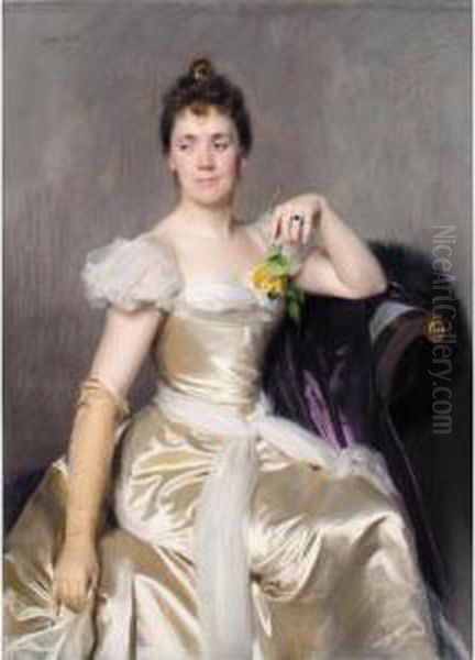 Portrait Of Florence Sharon, Lady Fermor-hesketh - view 1