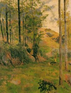 Landscape at Pont-Aven by Paul Gauguin