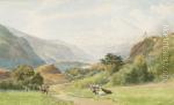 Near Loech, Valley Of The Rhone - view 1
