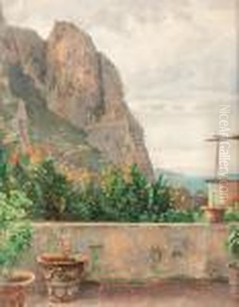 Sommerliche Terrasse Auf Capri. - view 1
