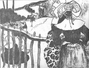 Breton Women at a Fence