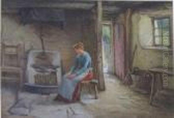 Woman In Interior - view 1