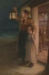 Waiting For The Fisherman's Return. by William Harris Weatherhead