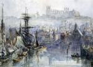 Whitby Harbour by Mary Weatherill