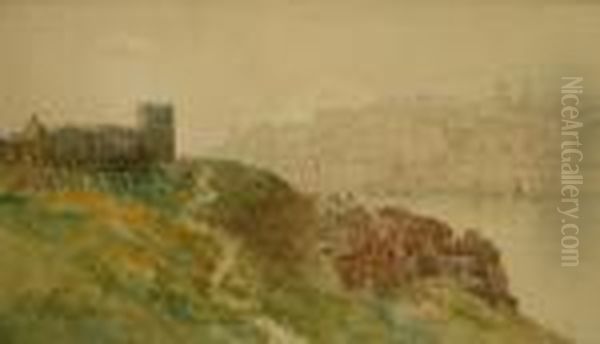 West Cliff Whitby From The Abbey - view 1
