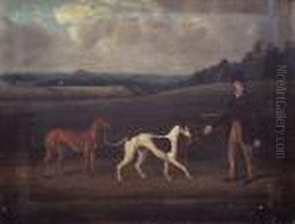 Hare Coursing On A Country Estate - view 1