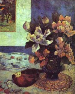 Still Life with a Mandolin by Paul Gauguin